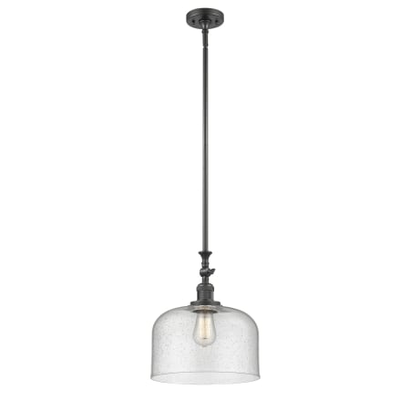 A large image of the Innovations Lighting 206 X-Large Bell Oil Rubbed Bronze / Seedy