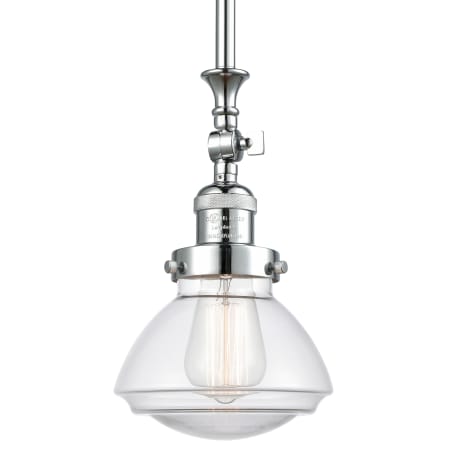 A large image of the Innovations Lighting 206 Olean Polished Chrome / Clear