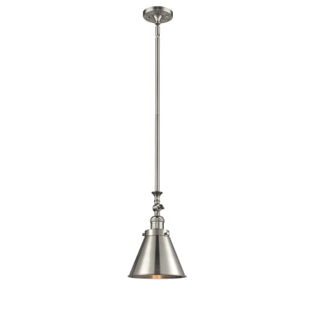 A large image of the Innovations Lighting 206 Appalachian Brushed Satin Nickel