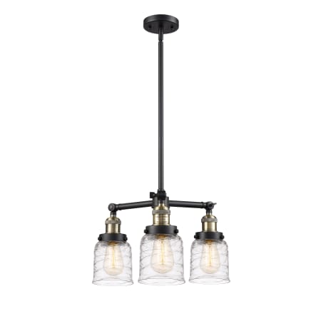 A large image of the Innovations Lighting 207-11-19 Bell Chandelier Alternate image