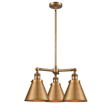 A large image of the Innovations Lighting 207 Appalachian Brushed Brass