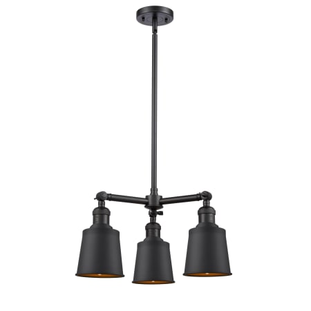 A large image of the Innovations Lighting 207 Addison Matte Black