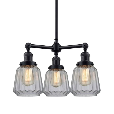 A large image of the Innovations Lighting 207 Chatham Oil Rubbed Bronze / Clear