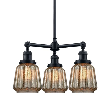 A large image of the Innovations Lighting 207 Chatham Oil Rubbed Bronze / Mercury Plated
