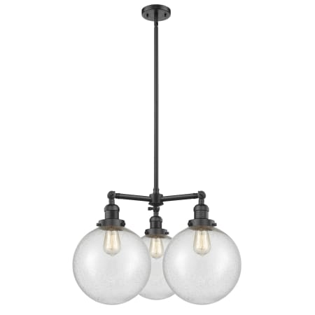 A large image of the Innovations Lighting 207 X-Large Beacon Oil Rubbed Bronze / Seedy