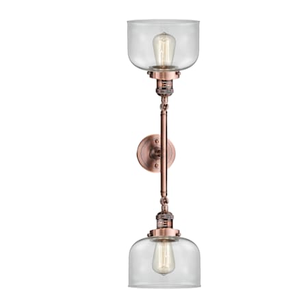A large image of the Innovations Lighting 208 Large Bell Alternate Image