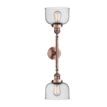 A large image of the Innovations Lighting 208 Large Bell Alternate Image