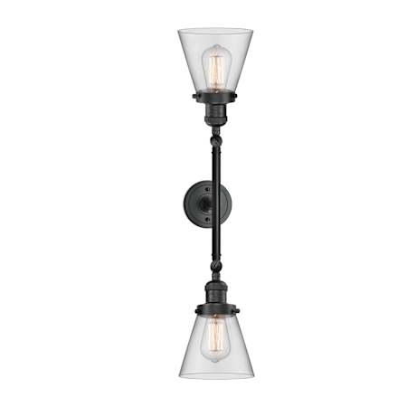 A large image of the Innovations Lighting 208 Small Cone Alternate Image