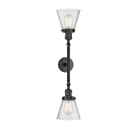 A large image of the Innovations Lighting 208 Small Cone Alternate Image