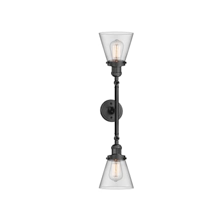A large image of the Innovations Lighting 208 Small Cone Alternate Image