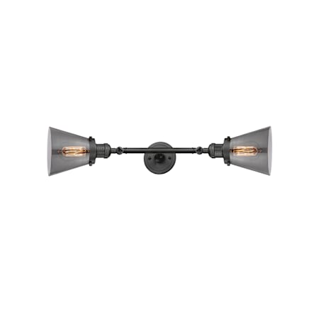 A large image of the Innovations Lighting 208 Small Cone Alternate Image