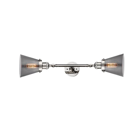 A large image of the Innovations Lighting 208 Small Cone Alternate Image