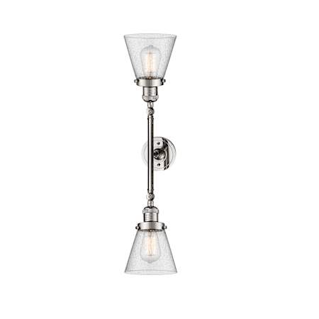 A large image of the Innovations Lighting 208 Small Cone Alternate Image