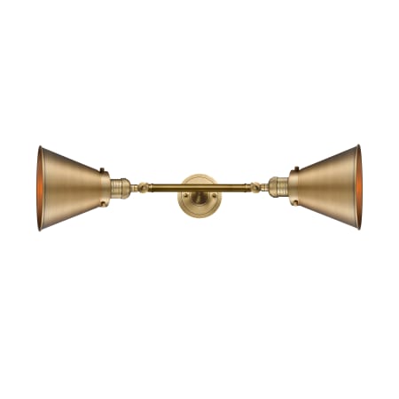 A large image of the Innovations Lighting 208L Appalachian Brushed Brass