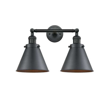 A large image of the Innovations Lighting 208L Appalachian Matte Black