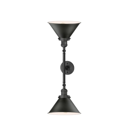 A large image of the Innovations Lighting 208L Briarcliff Oil Rubbed Bronze / Metal