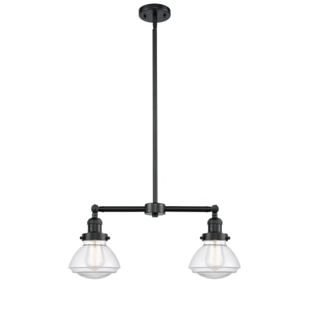A large image of the Innovations Lighting 209 Olean Oil Rubbed Bronze / Clear