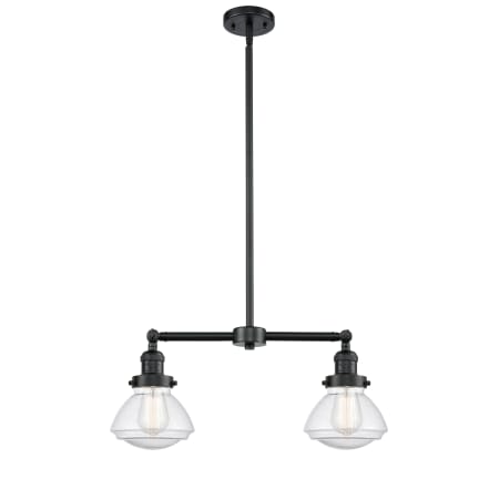 A large image of the Innovations Lighting 209 Olean Oil Rubbed Bronze / Seedy