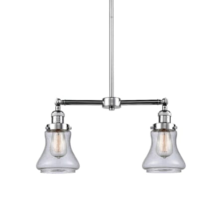 A large image of the Innovations Lighting 209 Bellmont Polished Chrome / Seedy