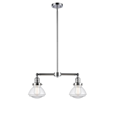 A large image of the Innovations Lighting 209 Olean Polished Chrome / Clear