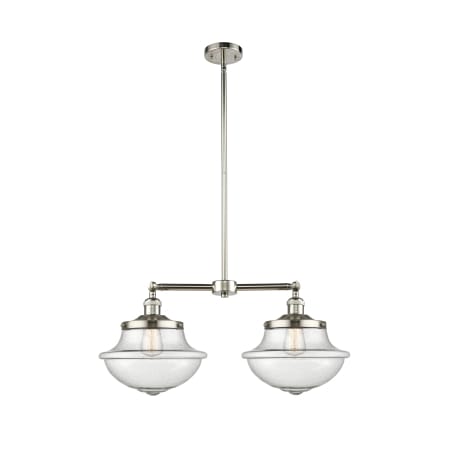 A large image of the Innovations Lighting 209 Large Oxford Polished Nickel / Seedy