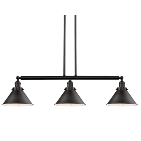 A large image of the Innovations Lighting 213-S Briarcliff Matte Black / Matte Black