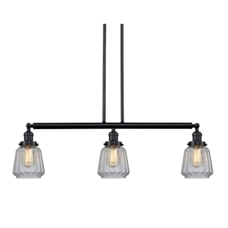A large image of the Innovations Lighting 213-S Chatham Oil Rubbed Bronze / Clear