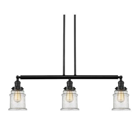 A large image of the Innovations Lighting 213-S Canton Oil Rubbed Bronze / Seedy