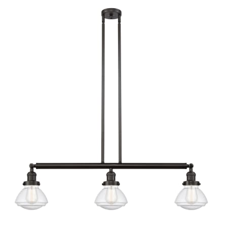 A large image of the Innovations Lighting 213-S Olean Oil Rubbed Bronze / Seedy