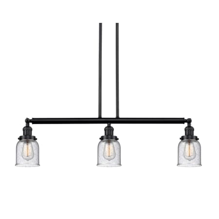 A large image of the Innovations Lighting 213-S Small Bell Oil Rubbed Bronze / Seedy