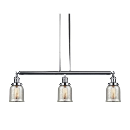 A large image of the Innovations Lighting 213-S Small Bell Polished Nickel / Silver Plated Mercury