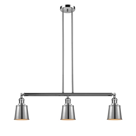 A large image of the Innovations Lighting 213 Addison Polished Nickel