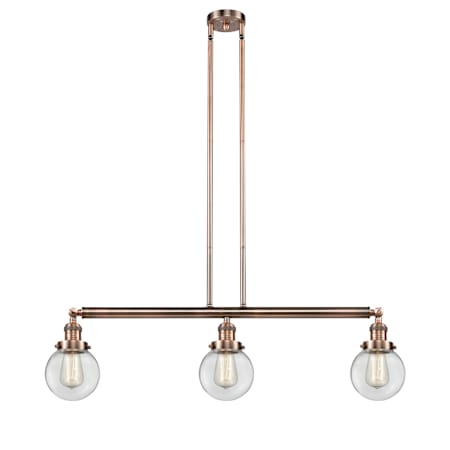 A large image of the Innovations Lighting 213-S-6 Beacon Alternate Image