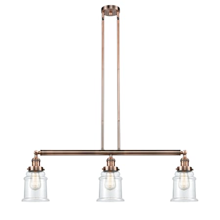 A large image of the Innovations Lighting 213-S Canton Alternate Image