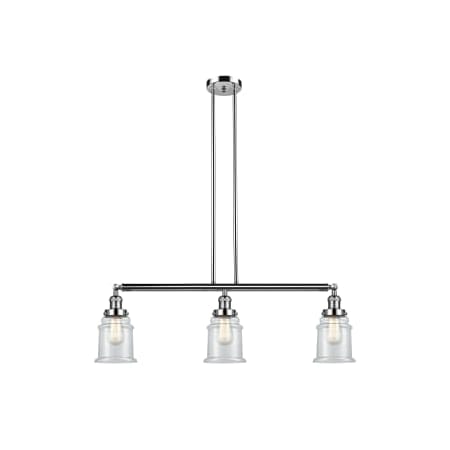 A large image of the Innovations Lighting 213-S Canton Alternate Image