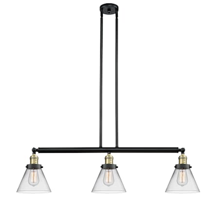 A large image of the Innovations Lighting 213-S Large Cone Alternate Image
