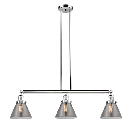 A large image of the Innovations Lighting 213-S Large Cone Alternate Image