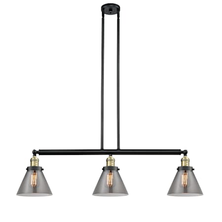 A large image of the Innovations Lighting 213-S Large Cone Alternate Image