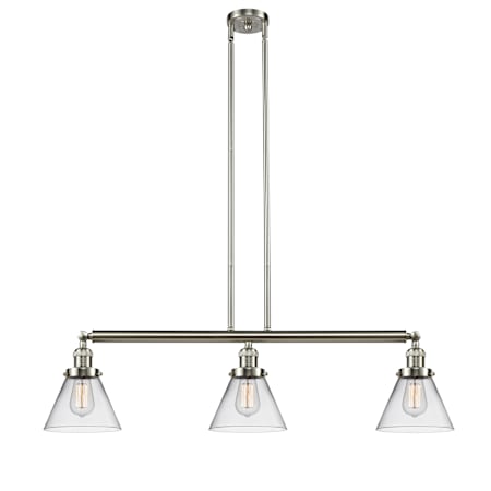 A large image of the Innovations Lighting 213-S Large Cone Alternate Image