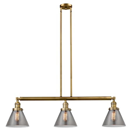 A large image of the Innovations Lighting 213-S Large Cone Alternate Image