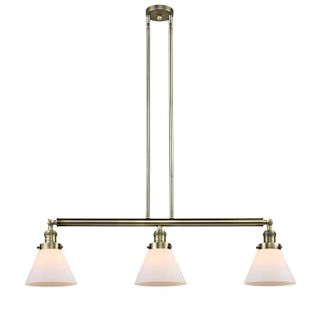 A large image of the Innovations Lighting 213-S Large Cone Alternate Image