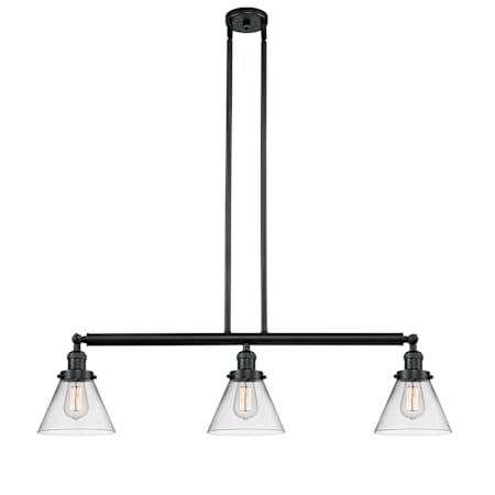 A large image of the Innovations Lighting 213-S Large Cone Alternate Image