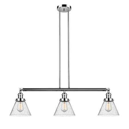 A large image of the Innovations Lighting 213-S Large Cone Alternate Image