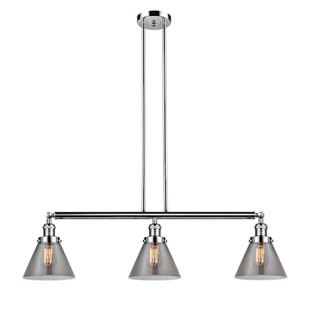 A large image of the Innovations Lighting 213-S Large Cone Alternate Image