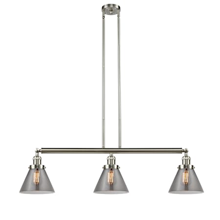 A large image of the Innovations Lighting 213-S Large Cone Alternate Image