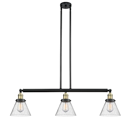 A large image of the Innovations Lighting 213-S Large Cone Alternate Image