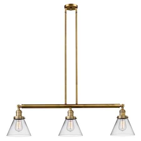 A large image of the Innovations Lighting 213-S Large Cone Alternate Image