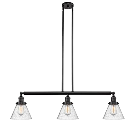 A large image of the Innovations Lighting 213-S Large Cone Alternate Image