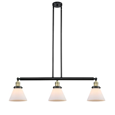 A large image of the Innovations Lighting 213-S Large Cone Alternate Image