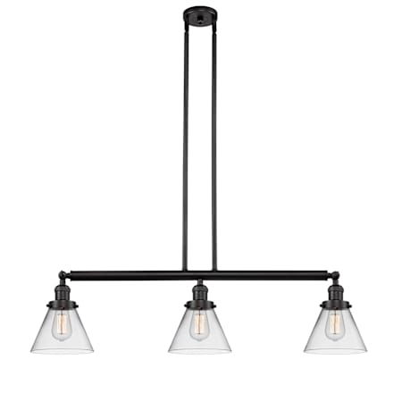 A large image of the Innovations Lighting 213-S Large Cone Alternate Image